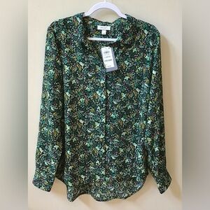 Vibrant Floral Pattern Blouse